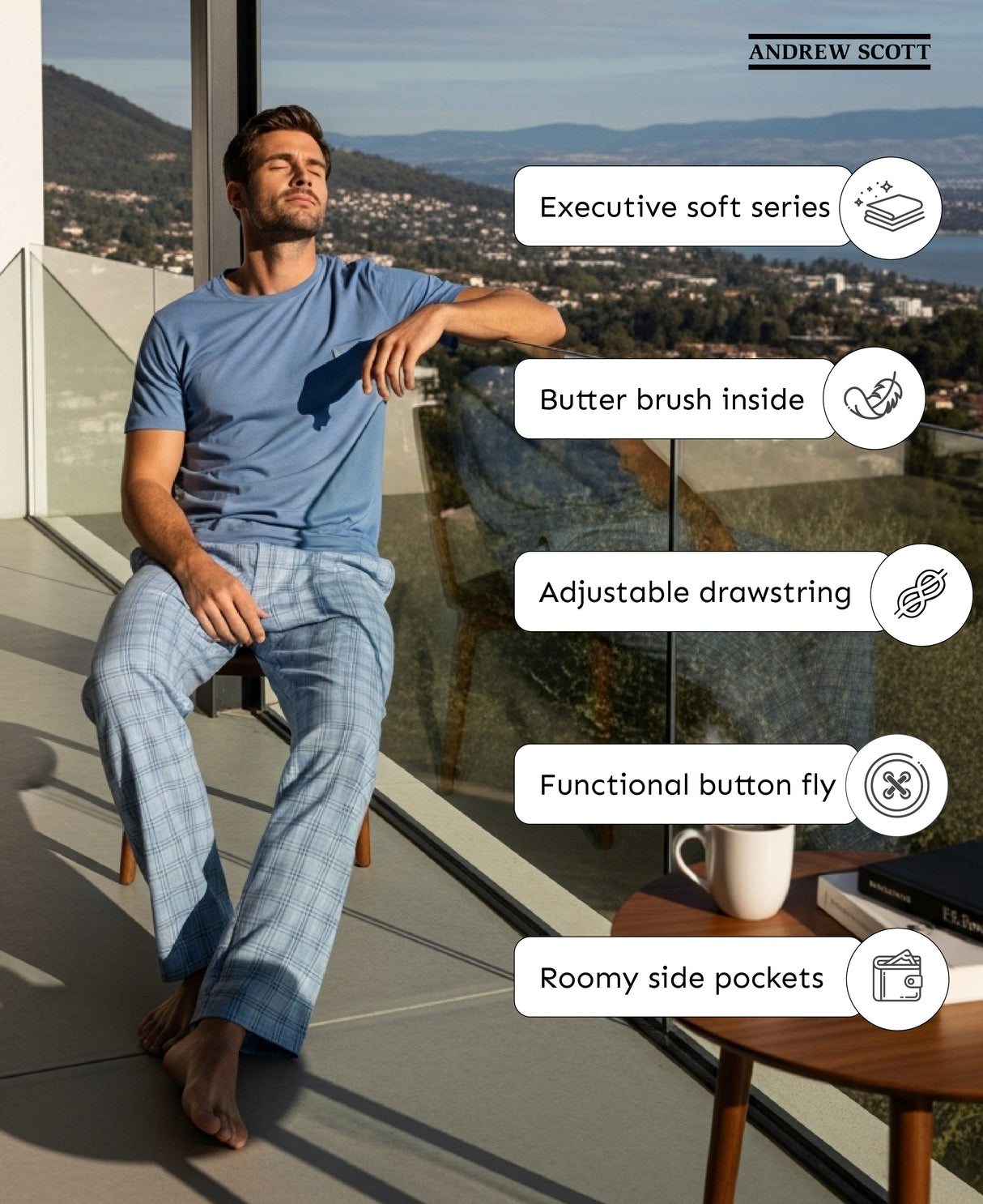 Men's Executive Soft Pajama Set