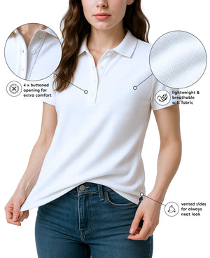Women's Golf Polo Short Sleeve Shirt