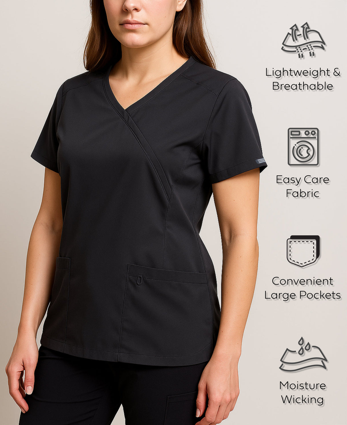 Women's Scrub Top V-Neck