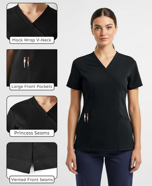 Women's Scrub Top V-Neck