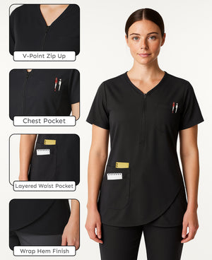 Women's Scrub Top V-Neck