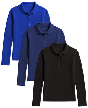 Women's Golf Polo Long Sleeve Polo Shirt