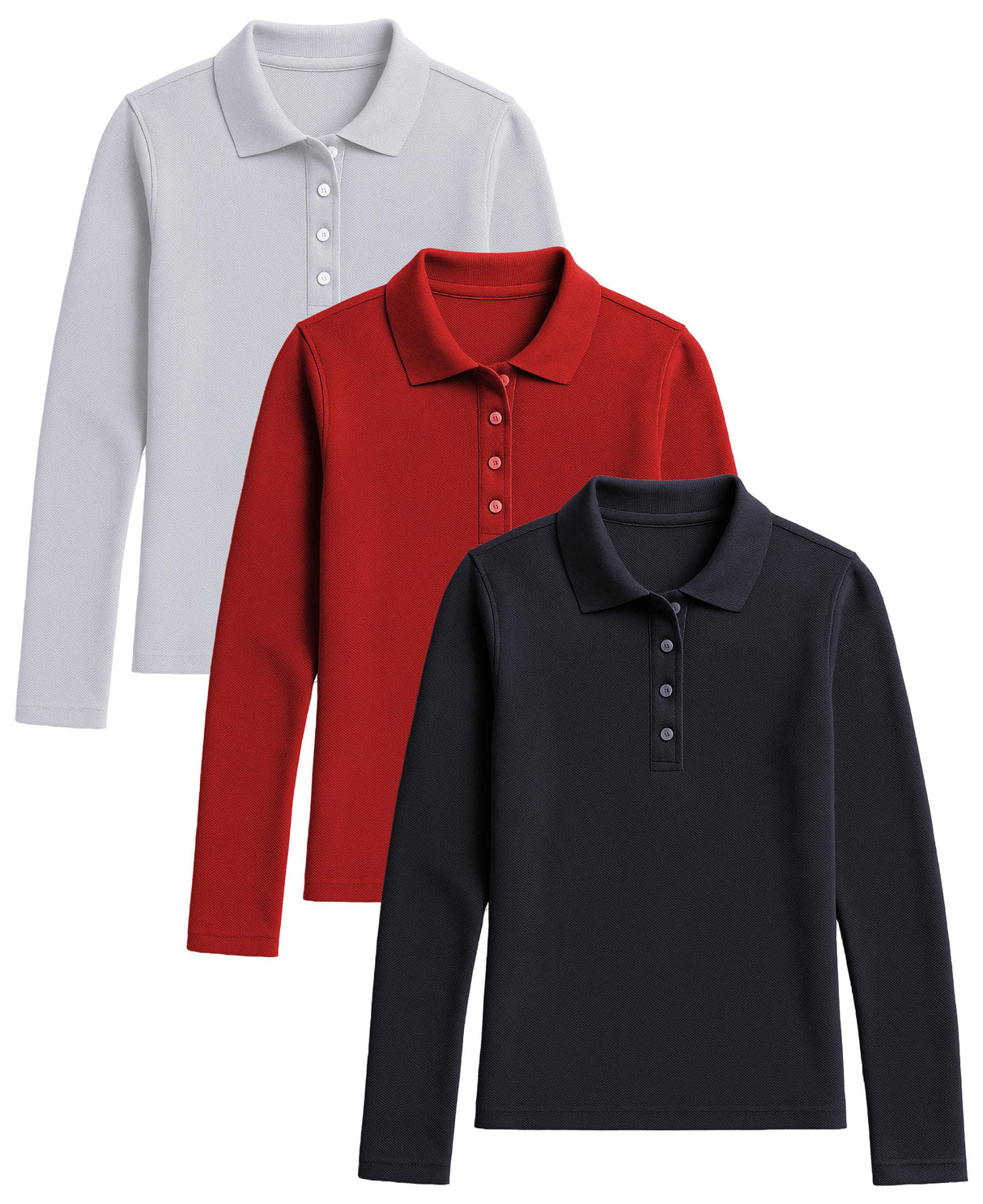 Women's Golf Polo Long Sleeve Polo Shirt