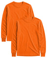 Womens' Long Sleeve 100% Cotton T Shirt All Season Crew Neck Base Layer Tops