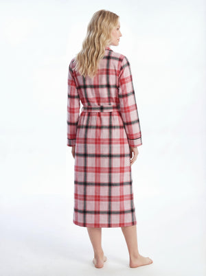 Women's Long Premium  Cotton Flannel Sleep Robe