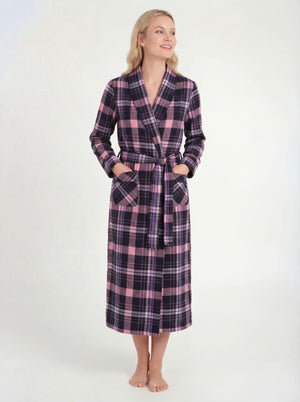 Women's Long Premium  Cotton Flannel Sleep Robe
