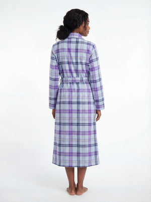Women's Long Premium  Cotton Flannel Sleep Robe