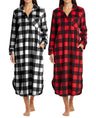 Women's Plush Polar Fleece Long Nightshirt