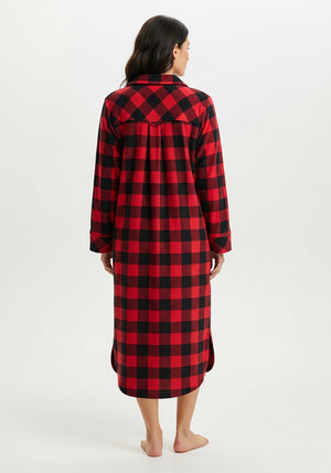 Women's Plush Polar Fleece Long Nightshirt