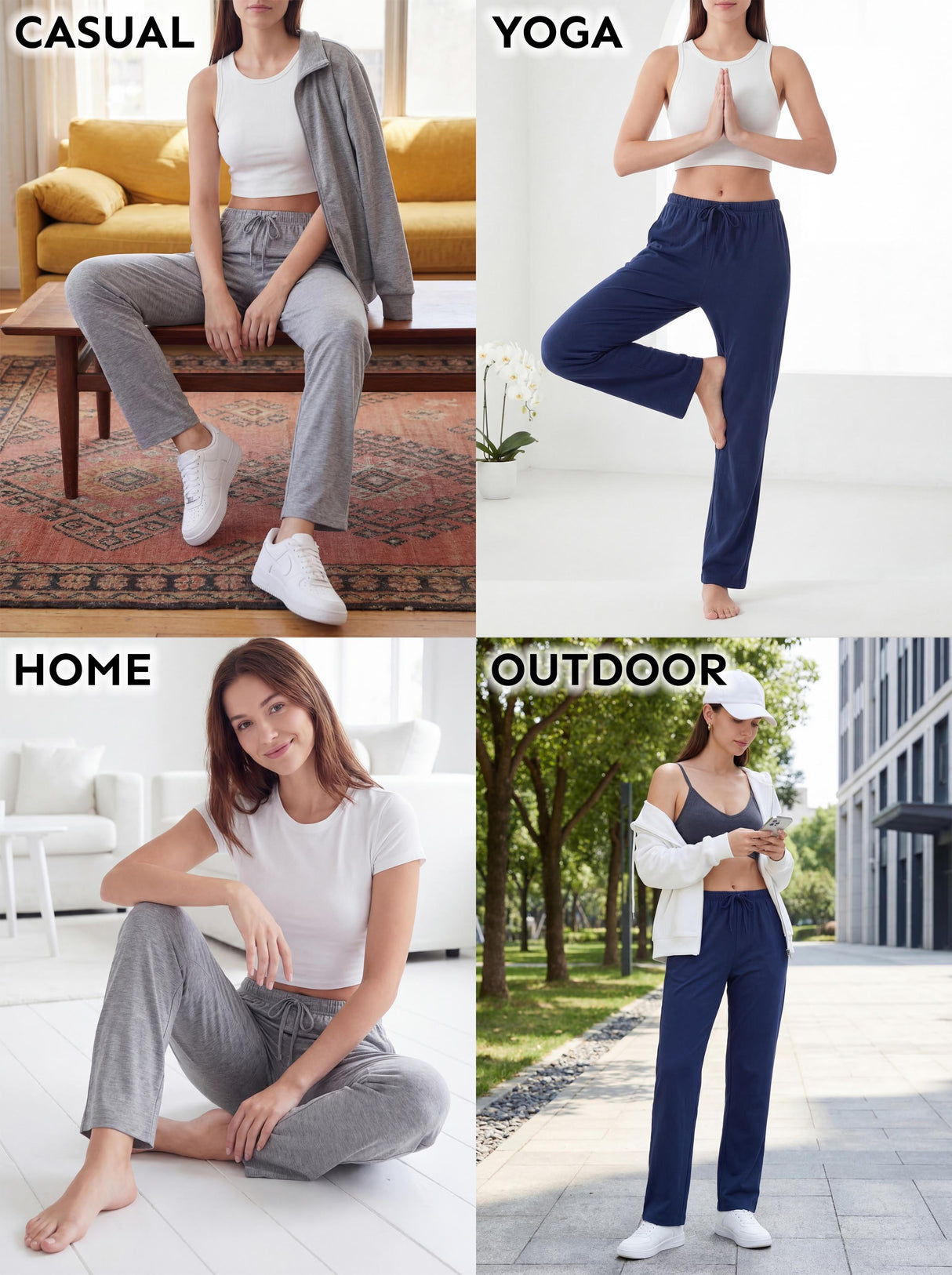 Women's Cotton Pajama Lounge Pants