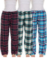 Women's Flannel Lounging Drawstring PJ Sleep Pants