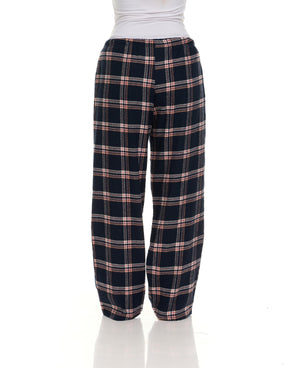 Women's Flannel Lounging Drawstring PJ Sleep Pants