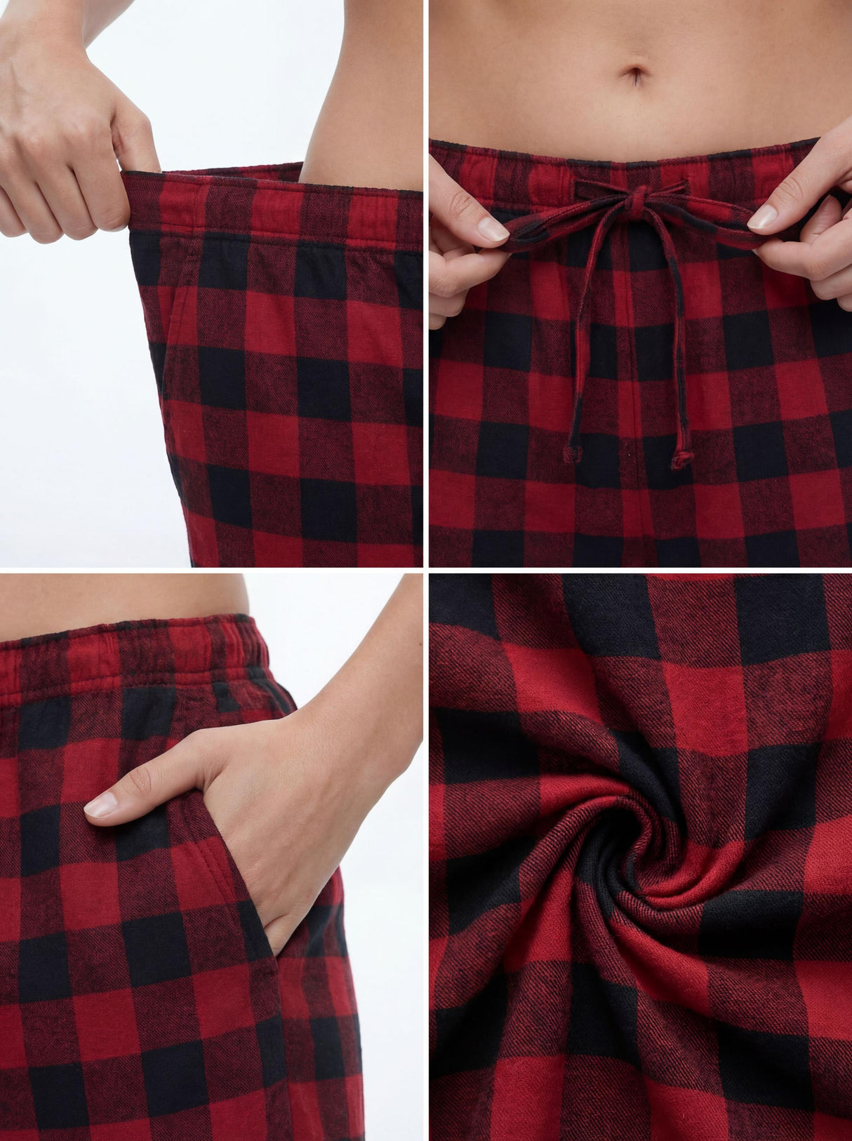 Women's Lounge Pants Lightweight, Ultra-Soft Brushed Woven Fabric