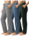 Women's Micro Fleece Plaid Lounge Pants  (Multi-Packs)