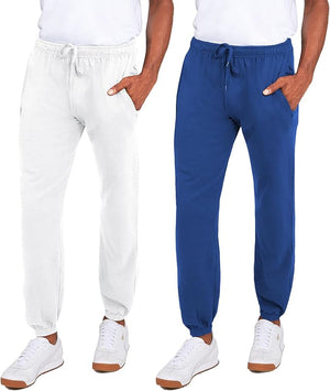 Men's Fleece Jogger Pants Athletic Loose-fit Sweatpants